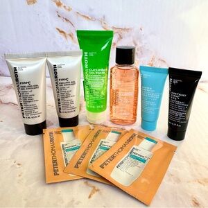 Peter Thomas Roth FIRMx Peeling Gel Exfoliant Eye Cleansing Peptide 21 Bundle